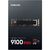Твердотельный накопитель SSD Samsung M.2 2280 8TB 9100 PRO Black Client SSD PCIe Gen5x4 with NVMe,  14800 / 13400,  MTBF 1.5M,  3D NAND,  8192MB,  4800TBW,  0, 33DWPD