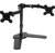 Кронштейн для мониторов ЖК Buro M042 черный 17"-27" макс.8кг настольный поворот и наклон