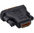 Адаптер Buro DVI-D (m) / HDMI  (f) Позолоченные контакты черный  (BHP RET ADA_HDMI-DVI)