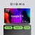 Телевизор QLED Digma 75" DM-LED75UQB31 Google TV Frameless Metal черный / черный 4K Ultra HD 60Hz MEMC DVB-T DVB-T2 DVB-C DVB-S DVB-S2 USB WiFi Smart TV