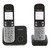 Panasonic KX-TG6812RUB,  2 трубки,  АОН,  черный