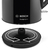 Чайник электрический Bosch TWK3P423 1.7л. 2400Вт черный  (корпус: нержавеющая сталь)