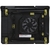 STM Laptop Cooling IP17 Black  (17, 3",  2x (125x125),  2x2 LED backlight,  Black plastic+metal mesh,  3 types height adjustable )