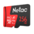 Netac NT02P500PRO-256G-R P500 Extreme Pro microSDHC 256Gb Class10 V30 / A1 up to 100MB / s + adapter