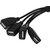 Разветвитель USB 2.0 Buro BU-HUB4-0.3-U2.0-Splitter 4порт. черный