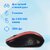 Мышь Oklick 675MW черный / красный оптическая  (800dpi) беспроводная USB  (2but)