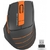 Мышь A4 Fstyler FG30 серый / оранжевый оптическая  (2000dpi) беспроводная USB
