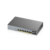 Zyxel GS1350-12HP,  10xGE  (8xPoE+),  2xSFP,  бюджет PoE 130 Вт,  дальность передачи питания до 250 м,  автоперезагрузка PoE-портов,  повышенная защита от перенапряжений и электростатических разрядов