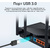 Двухдиапазонный Wi-Fi 6 роутер TP-Link Archer AX55 AX3000,  до 574 Мбит / с на 2, 4 ГГц + до 2402 Мбит / с на 5 ГГц,  4 антенны,  1 гигабитный порт WAN + 4 гигабитных порта LAN,  порт USB 3.0