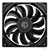 Вентилятор ID-Cooling TF-9215-K 90x90x15mm 4-pin 14-35dB 90gr Ret