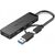 Концентратор Vention OTG USB-C+USB 3.0  /  4xUSB 3.0 порта Черный - 0.15м.