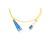 Hyperline FC-D2-9-LC / UR-SC / UR-H-1M-LSZH-YL  (FC-9-LC-SC-UPC-1M) Патч-корд волоконно-оптический  (шнур) SM 9 / 125  (OS2),  LC / UPC-SC / UPC,  duplex,  LSZH,  1 м