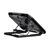RAPOO Подставка с воздушным охлаждением для ноутбука 14" CF200-BL,  цвет: черный  (13357)