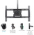 Kromax COBRA-4 серый 15"-75" Кронштейн для телевизора макс. 65кг потолочный поворот