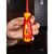 Диэлектрическая крестовая отвертка Deli DL514080 PH1х80мм  сталь Cr-V,  сертификат VDE для работ под напряжением до 1000 В