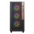 Корпус ACD Citadel 101 ATX,  Black,  USB3.0*1 + USB2.0*2 + HD AUDIO,  1*12cm H1 argb fan at rear,  3*12cm H1 argb fas at front,  TG
