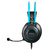 Наушники с микрофоном A4Tech Fstyler FH200U серый / синий 2м мониторные USB оголовье  (FH200U BLUE)