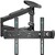 Кронштейн ONKRON /  40-75" макс 400*400  наклон -5° / +8° поворот 180? Макс нагрузка 35кг от стены: 65-707мм,  черный