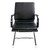 Бюрократ Ch-993-Low-V black,  Кресло,  черная иск. кожа,  низкая спинка,  полозья хром