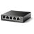 5-port 10 / 100 Mbps unmanaged switch with 4 PoE ports,  metal case,  desktop installation,  PoE budget-41w