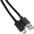 Кабель Buro BHP USB-TPC-1 USB 3.0 A (m) USB Type-C  (m) 1м черный