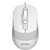 Мышь A4 FStyler FM10 белый / серый оптическая  (1000dpi) USB