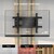 Кронштейн ONKRON 40-60" макс 400 х 600  наклон -5° / +15° поворот ±180° Макс нагрузка 68, 2 кг,  от стены 110-711 мм
