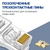5bites US050A / US005A Коннектор  RJ-45 8p8c,  зол.напыление 1шт