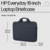 Case HP Everyday 16 Odyssey Gray Laptop Briefcase cons