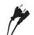 VCOM CE023-CU0.5-1.8M Кабель для аудио-видео техники IEC-320-C7--розетка 220V,  2-pin,  1, 8м , медный