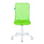 Кресло детское Бюрократ KD-9 / WH / TW-18 салатовый TW-03А TW-18 сетка / ткань  (пластик белый)