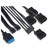 ExegateEX294382RUS Корпус Minitower ExeGate Mistery X2  (mATX,  без БП,  2*USB+1*USB3.0,  аудио,  черный,  4 вент. 12см с RGB подсветкой,  боковая панель - закаленное стекло)