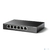 4-port 10 / 100 Mbit  /  s unmanaged PoE + switch with 2 10 / 100 Mbit / s Uplink ports,  metal case,  desktop installation,  4 802.3 af / at PoE+ ports,  2 10 / 100 Mbit / s Uplink ports