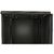 Hyperline TWB-0966-SR-RAL9004 Шкаф настенный 19-дюймовый  (19"),  9U,  500x600х600мм,  металлическая передняя дверь с замком,  две боковые панели,  цвет черный  (RAL 9004)  (разобранный)