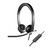 Наушники с микрофоном Logitech H650E черный 1.1м