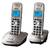 Panasonic KX-TG2512RUN,  DECT,  с опред.номера,  доп. трубка,  платиновый