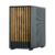 ZALMAN P10 NAMU,  MATX,  BLACK,  WINDOW,  FRONT COVER WALNUT,  2x3.5",  3x2.5",  1xUSB TYPE-C,  1xUSB3.0,  FRONT 2x120mm,  REAR 1x120mm ARGB