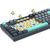 Клавиатура A4Tech Fstyler FS300 механическая черный / серый USB for gamer LED  (FS300 PANDA ROCK)