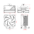 Устройство охлаждения (кулер) ID-Cooling FROZN A410 ARGB Soc-AM5 / AM4 / 1151 / 1200 / 2066 / 1700 4-pin Al+Cu 230W 730gr LED Ret