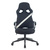 Кресло игровое Бюрократ ZOMBIE DRIVER черный / белый искусственная кожа с подголов. крестовина пластик