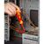 Диэлектрическая крестовая отвертка Deli DL514080 PH1х80мм  сталь Cr-V,  сертификат VDE для работ под напряжением до 1000 В