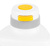 Отпариватель ручной Kitfort КТ-9131-1 800Вт белый / желтый