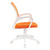 Кресло Бюрократ CH-W695NLT оранжевый TW-38-3 TW-96-1 сетка / ткань крестовина пластик пластик белый