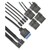 Exegate EX294383RUS Корпус Minitower ExeGate Mistery R3  (mATX,  без БП,  2*USB+1*USB3.0,  аудио,  черный,  4 вент. 12см с RGB подсветкой,  боковая панель - закаленное стекло)
