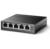 5-port 10 / 100 Mbps unmanaged switch with 4 PoE ports,  metal case,  desktop installation,  PoE budget-41w