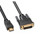 Кабель DVI-D- HDMI  24M / 19M 3м,  позолоченные контакты,  ферритовые кольца