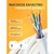 Кабель витая пара Bion BCL-U5451-101 U / UTP,  кат.5e,  4x2x0, 51мм AWG 24,  CCA,  одножильный,  PVC,  для внутренней прокладки,  305м,  серый