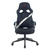 Кресло игровое Бюрократ ZOMBIE DRIVER черный / белый искусственная кожа с подголов. крестовина пластик