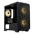 Корпус без блока питания /  HSPD M321,  Mesh Mini-tower,  Black,  slide TG,  0.45 SPCC,  2x140mm ARGB+1x120mm ARGB mATX,  mITX 160 / 340 / 184mm 2x2.5",  2x3.5",  4xPCI 2xUSB-A 3.0,  1xUSB-A 1.0 390x200x385mm