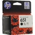 Картридж Hewlett-Packard HP 651 Black  (Черный) Ink Cartridge